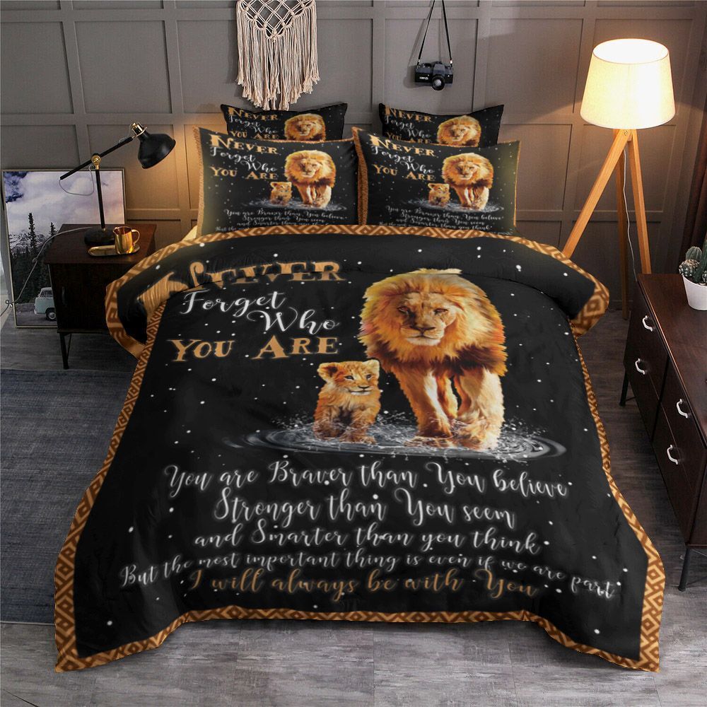 Lion Never Forget Bedding Set
