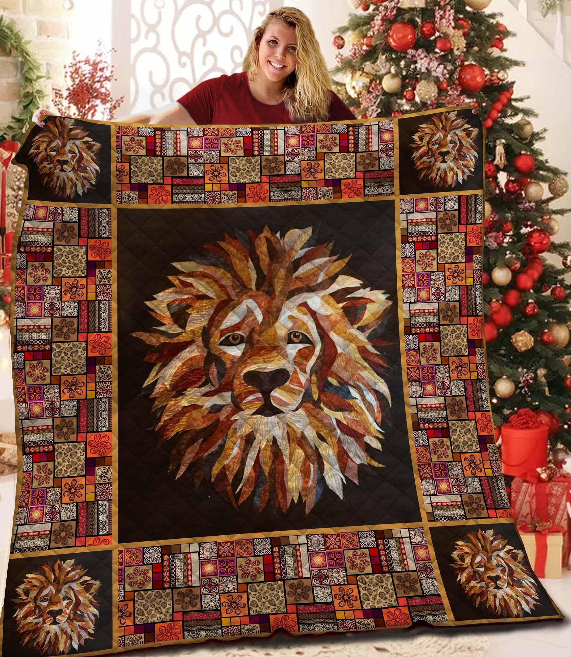 Lion Quilt Blanket BBB111119SM
