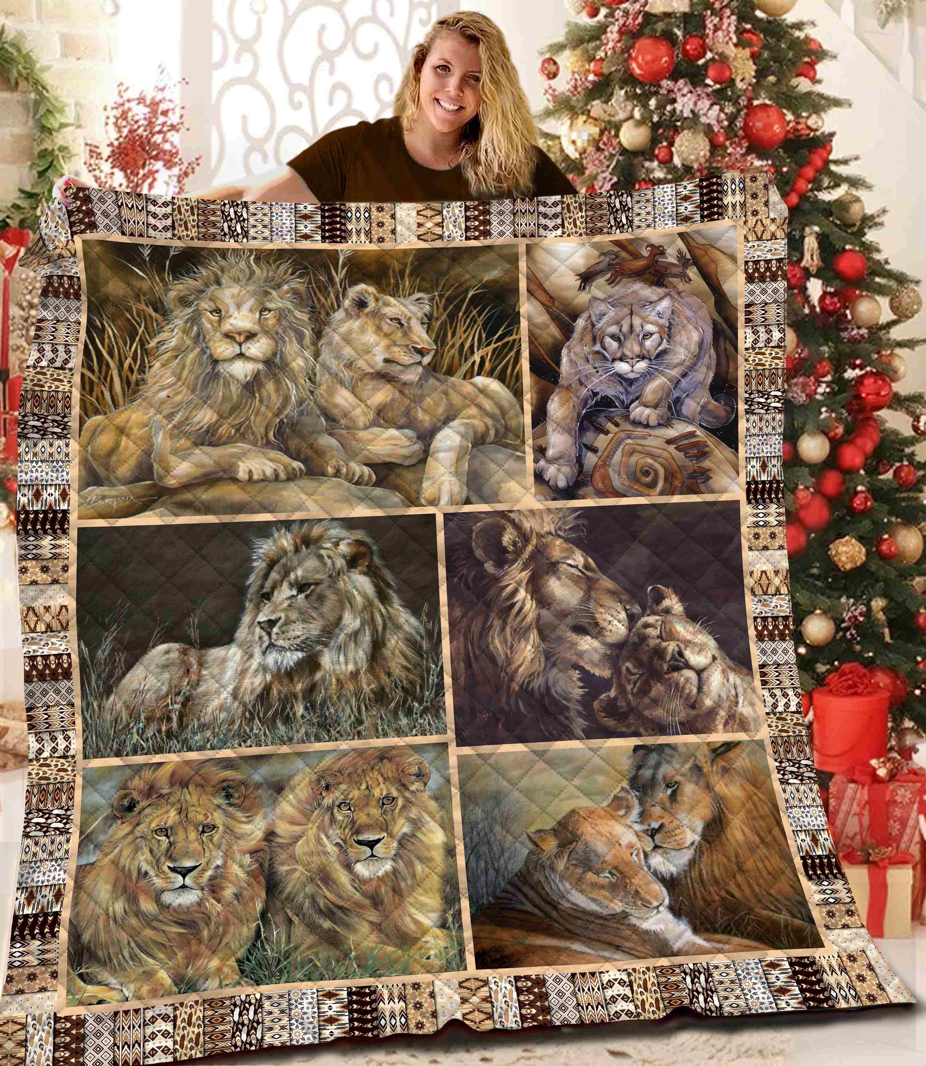 Lion Quilt Blanket BBB241014NB