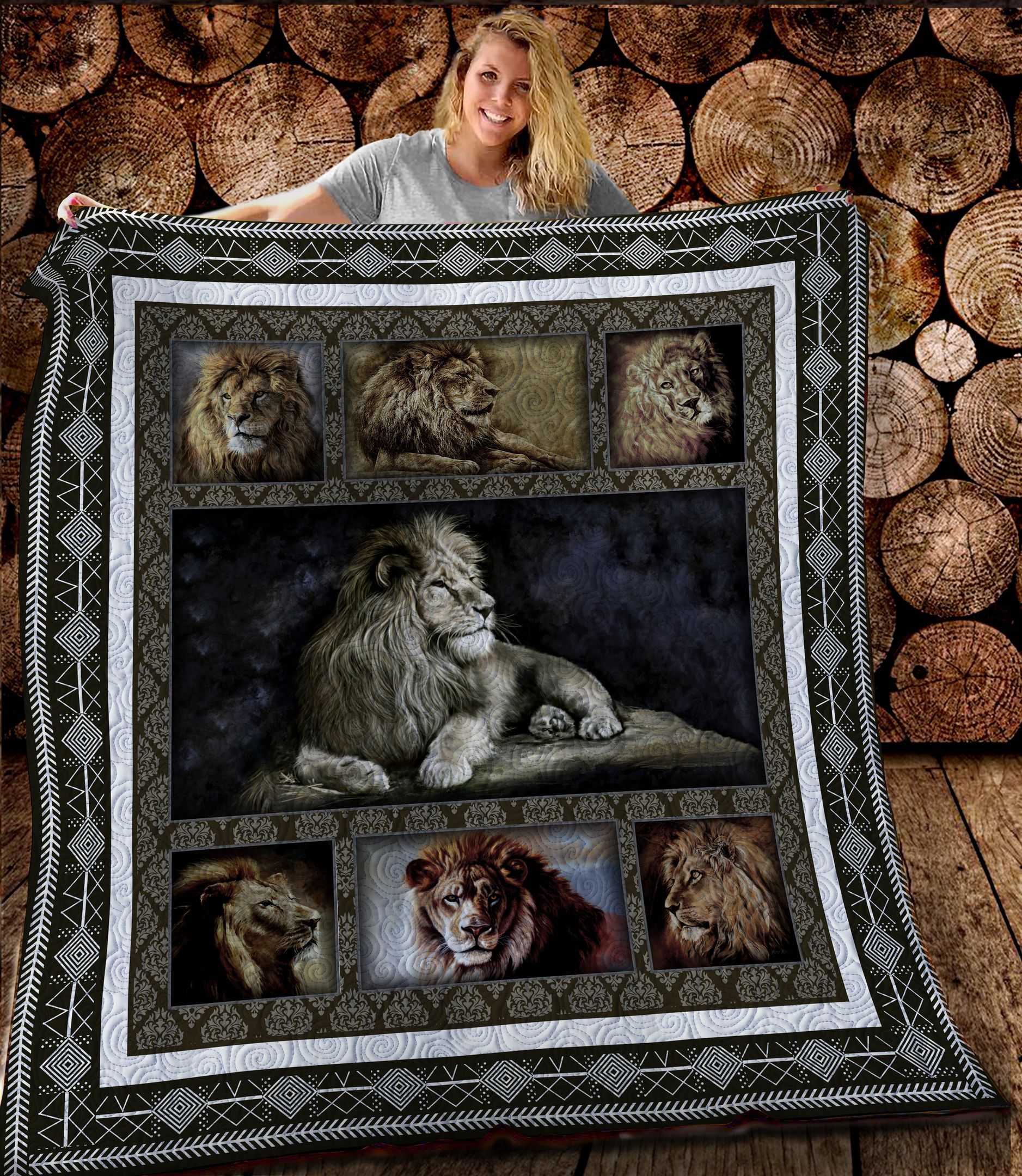Lion Quilt Blanket C9B200223NM