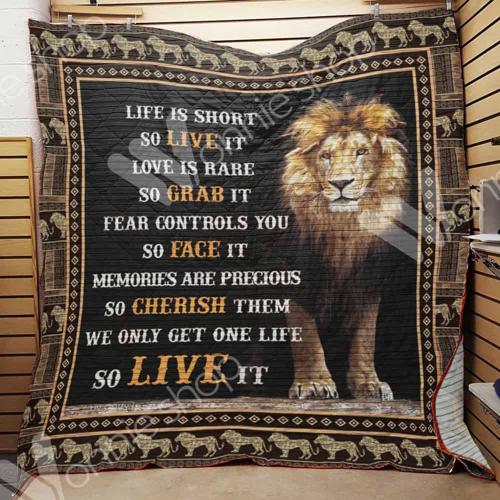 Lion Quilt Blanket DHC01021435TD