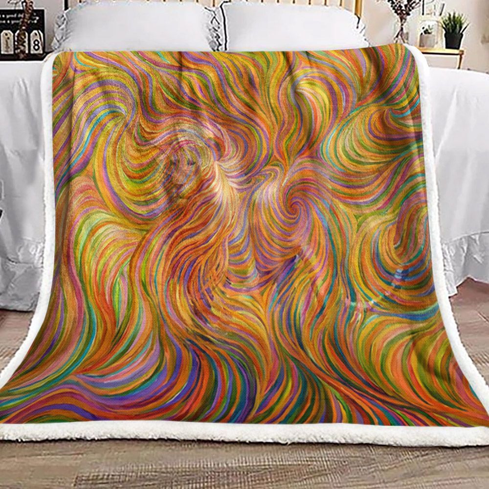 Lion Spirit Sherpa Fleece Blanket