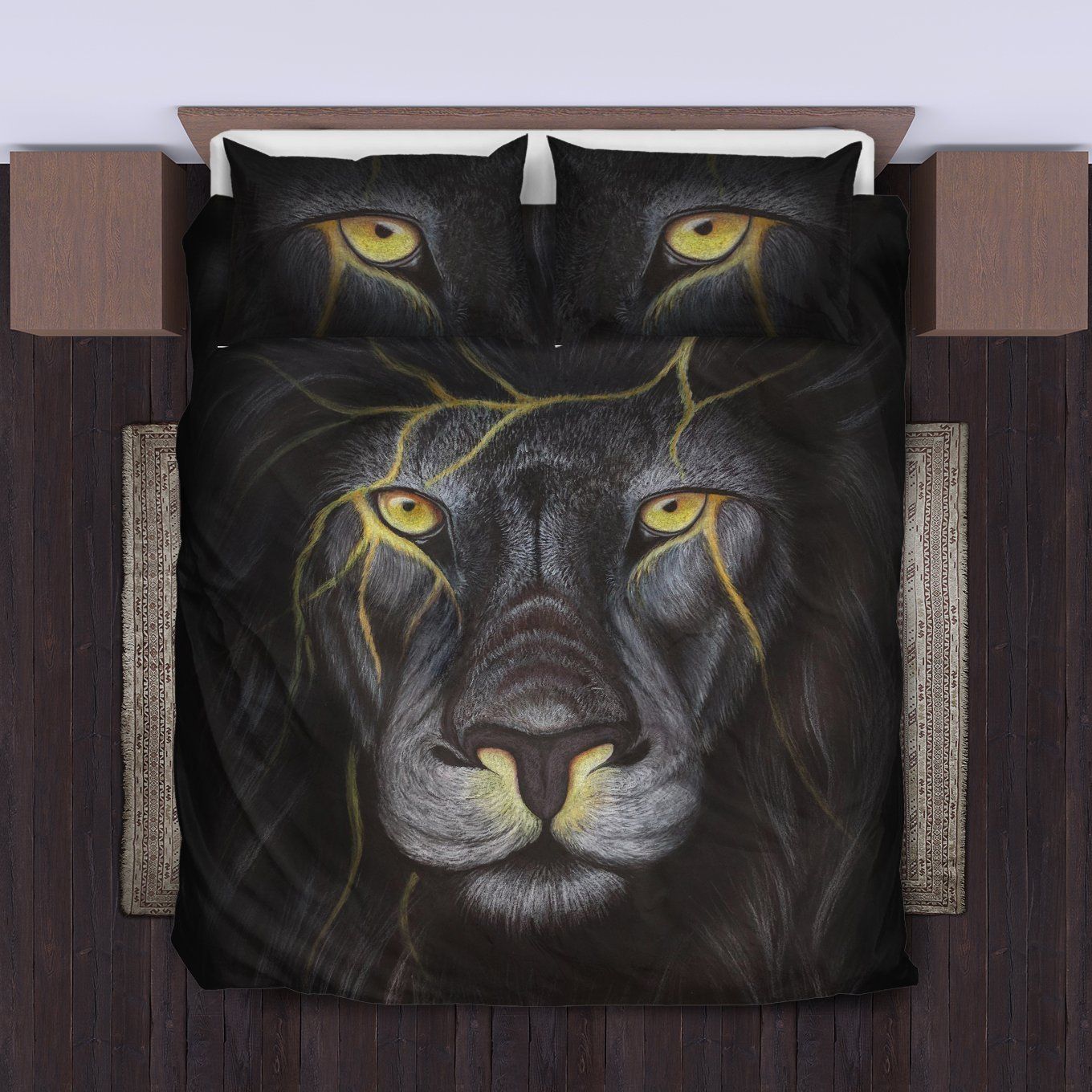 Lion Staring You Bedding Set