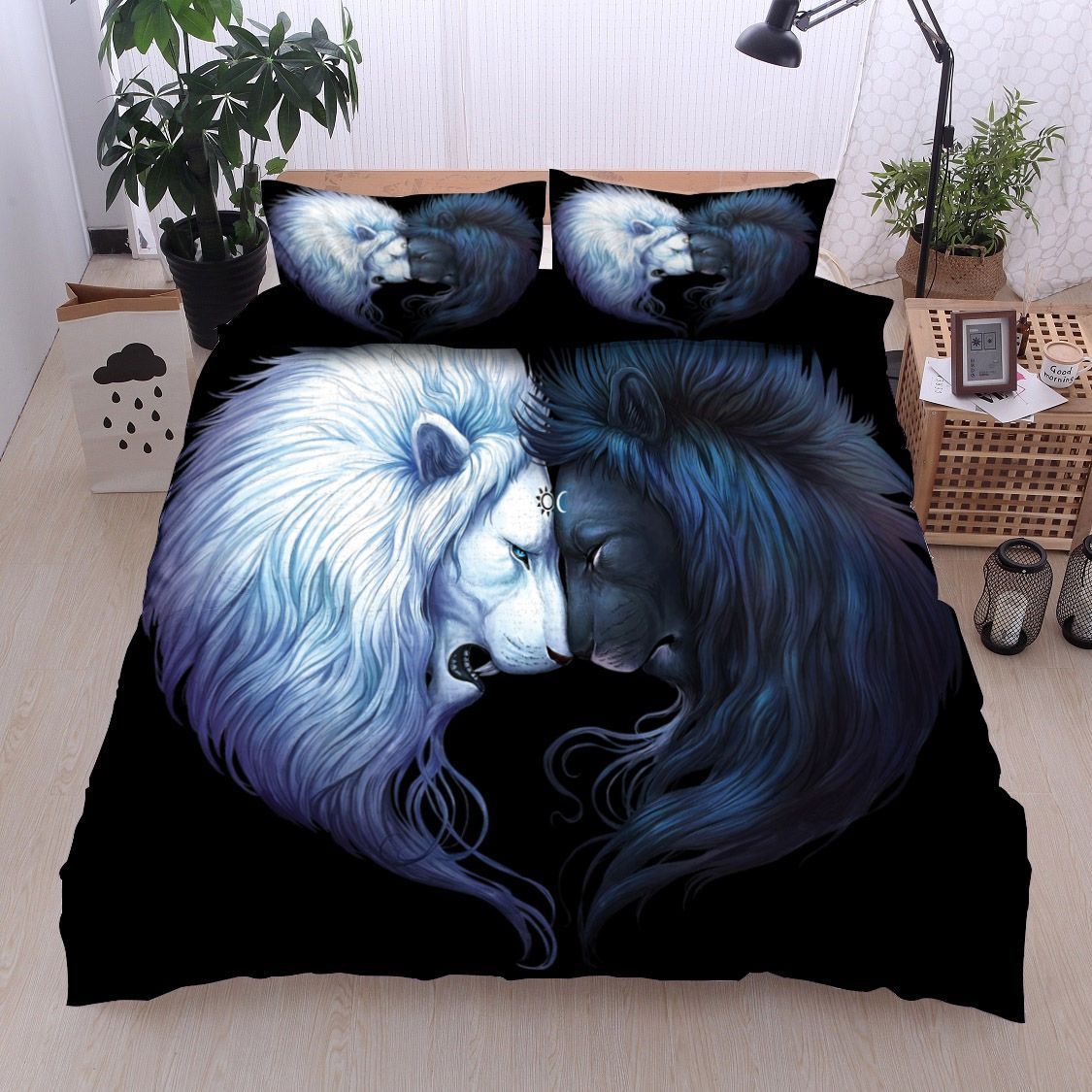 Lion Sun And Moon Bedding Set