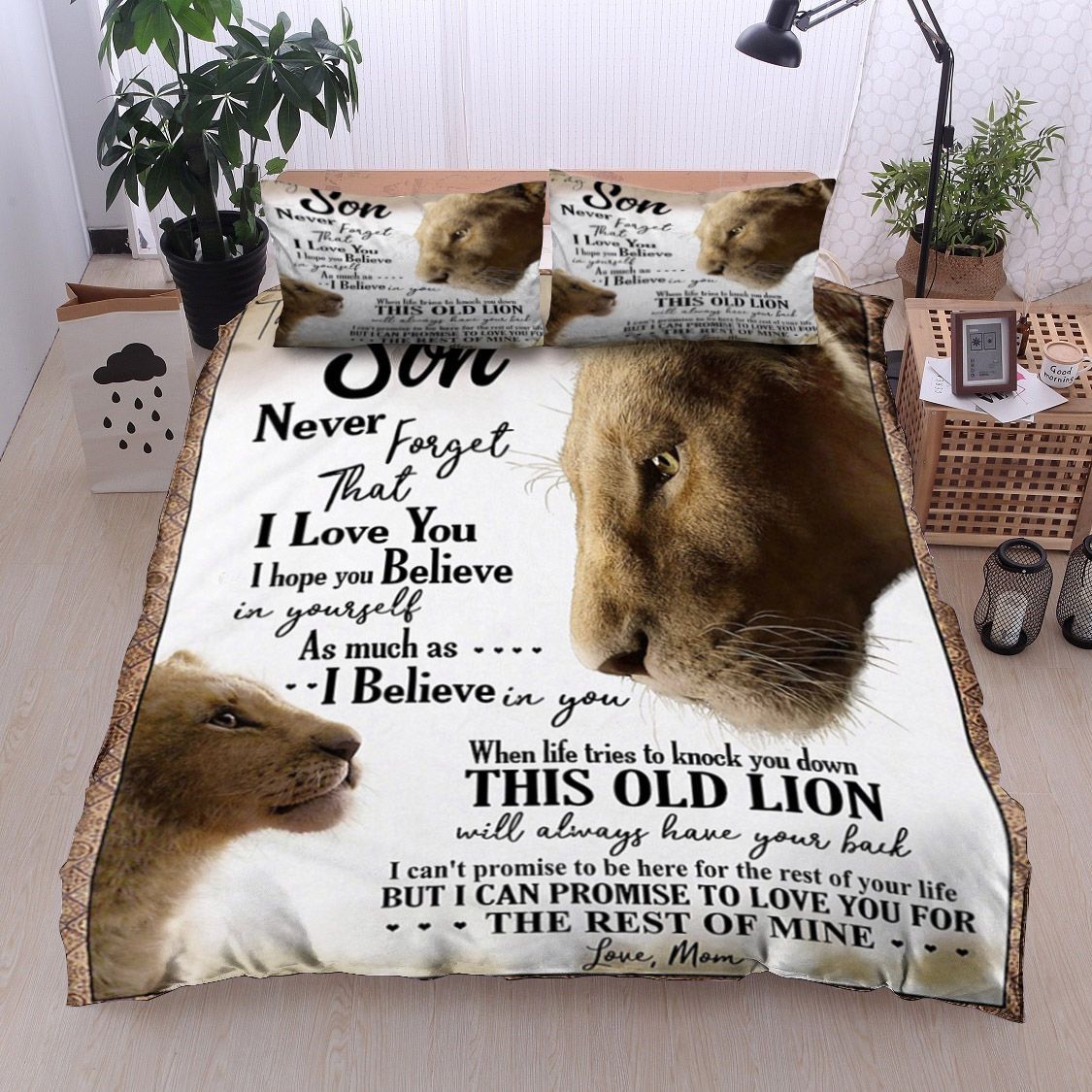 Lion To My Son Bedding Set
