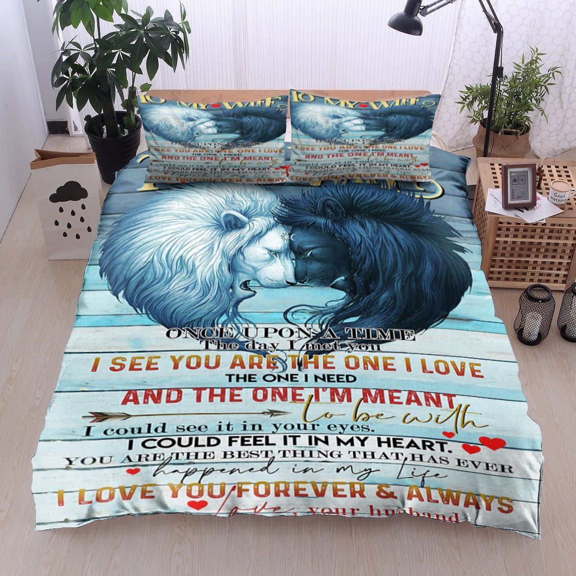 Lion To My Wife Bedding Set