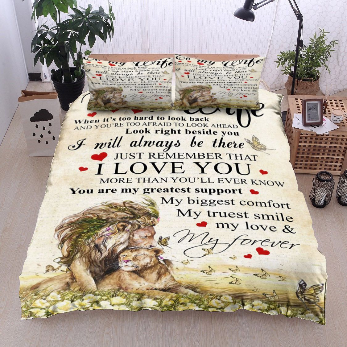Lion To My Wife Bedding Set