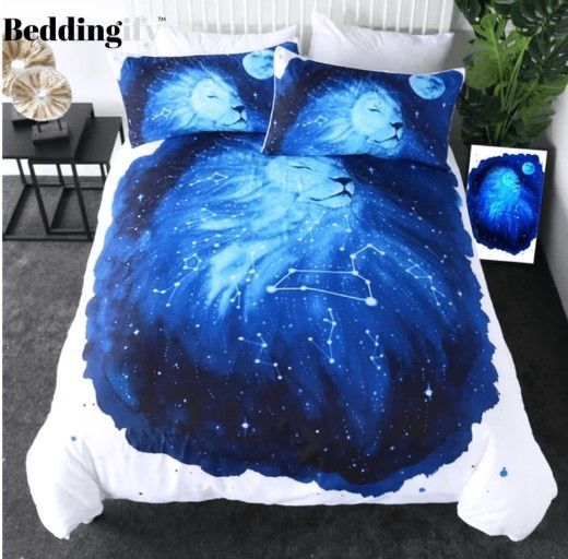 Lion Zodiac Bedding Set