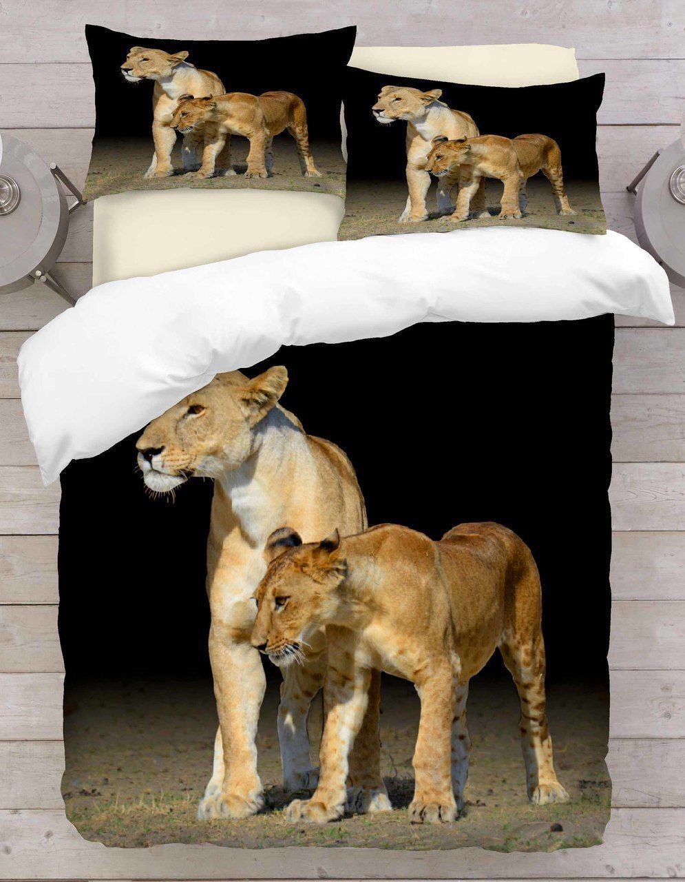 Lioness With Cub Bedding Set