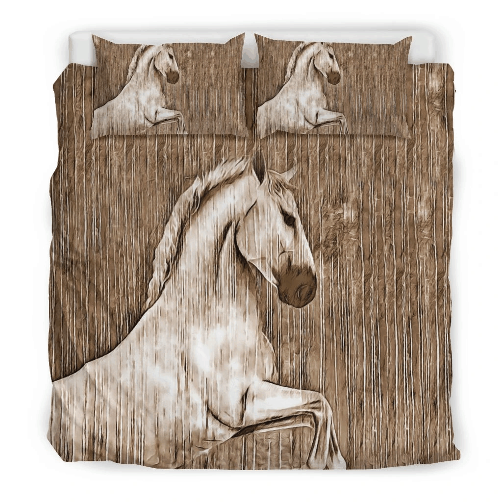 Lipizzan Horse Bedding Set