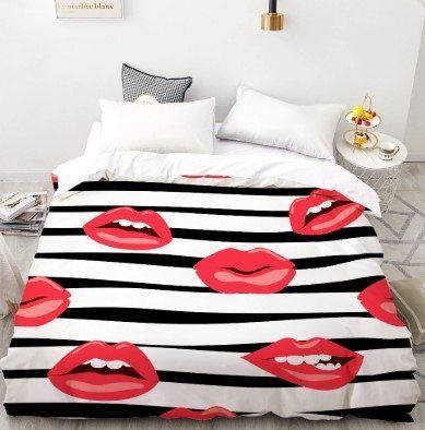 Lips Bedding Set