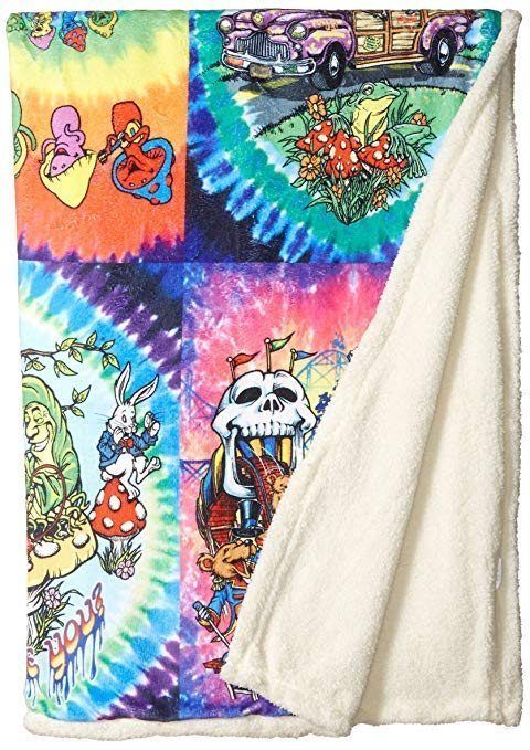 Liquid Blue Hippie Sherpa Fleece