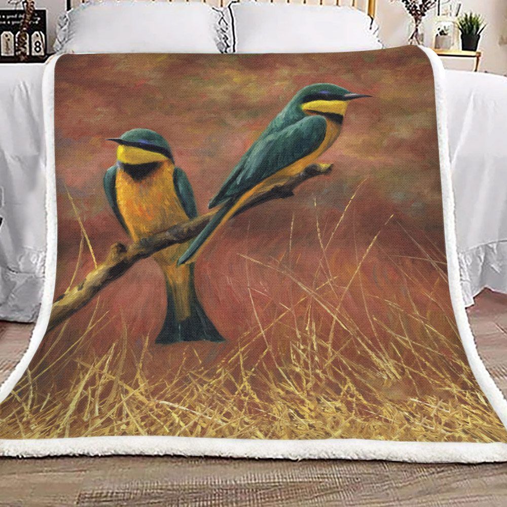 Little Bee Eaters Sherpa Fleece