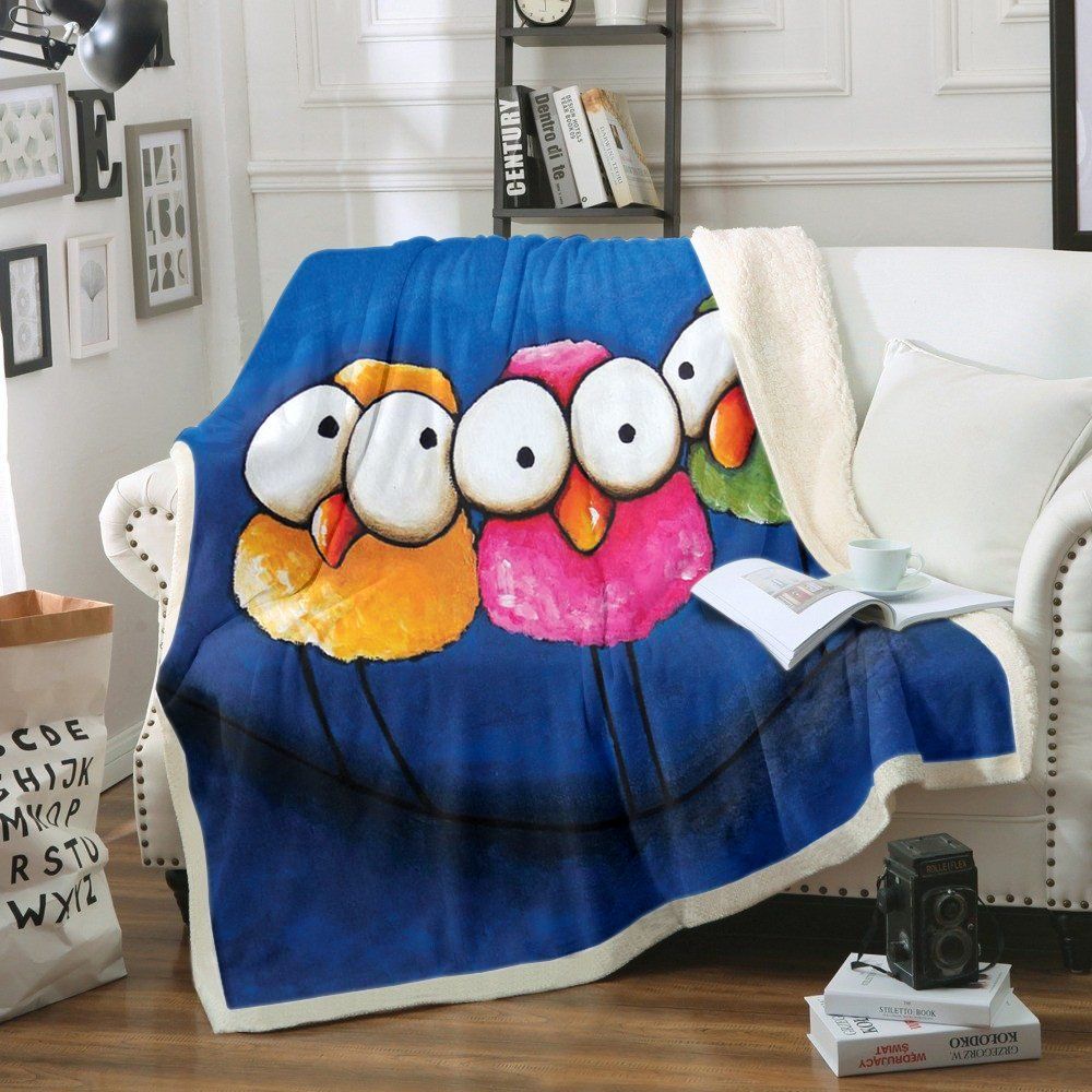 Little Birds Sherpa Fleece