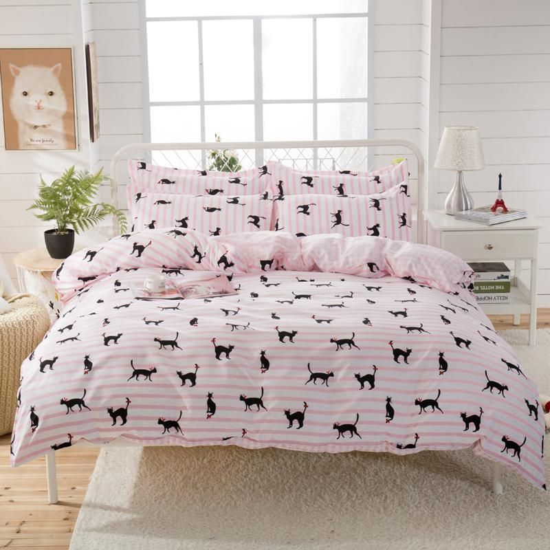 Little Black Cat Bedding Set
