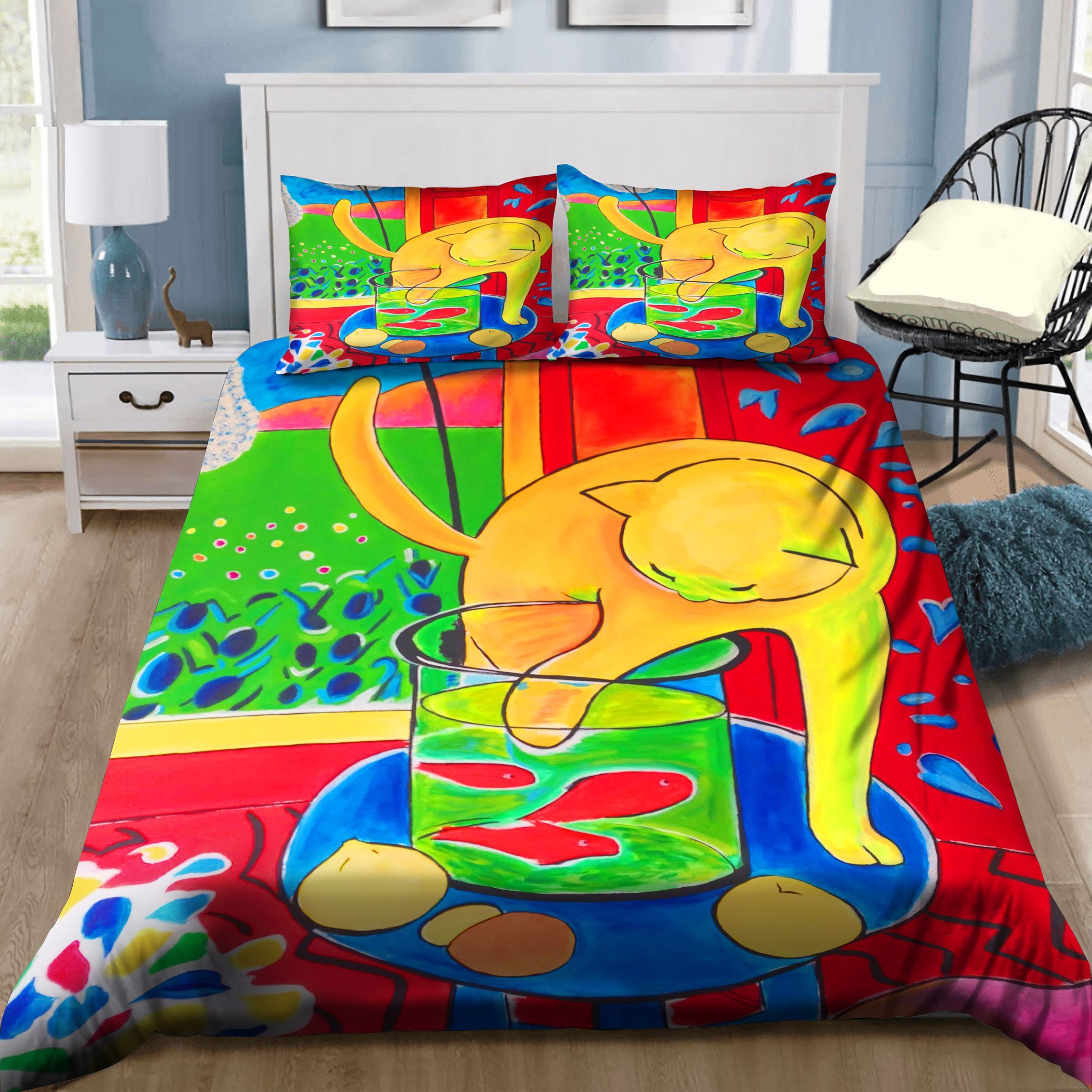 Little Cat Are Playing Bedding Set