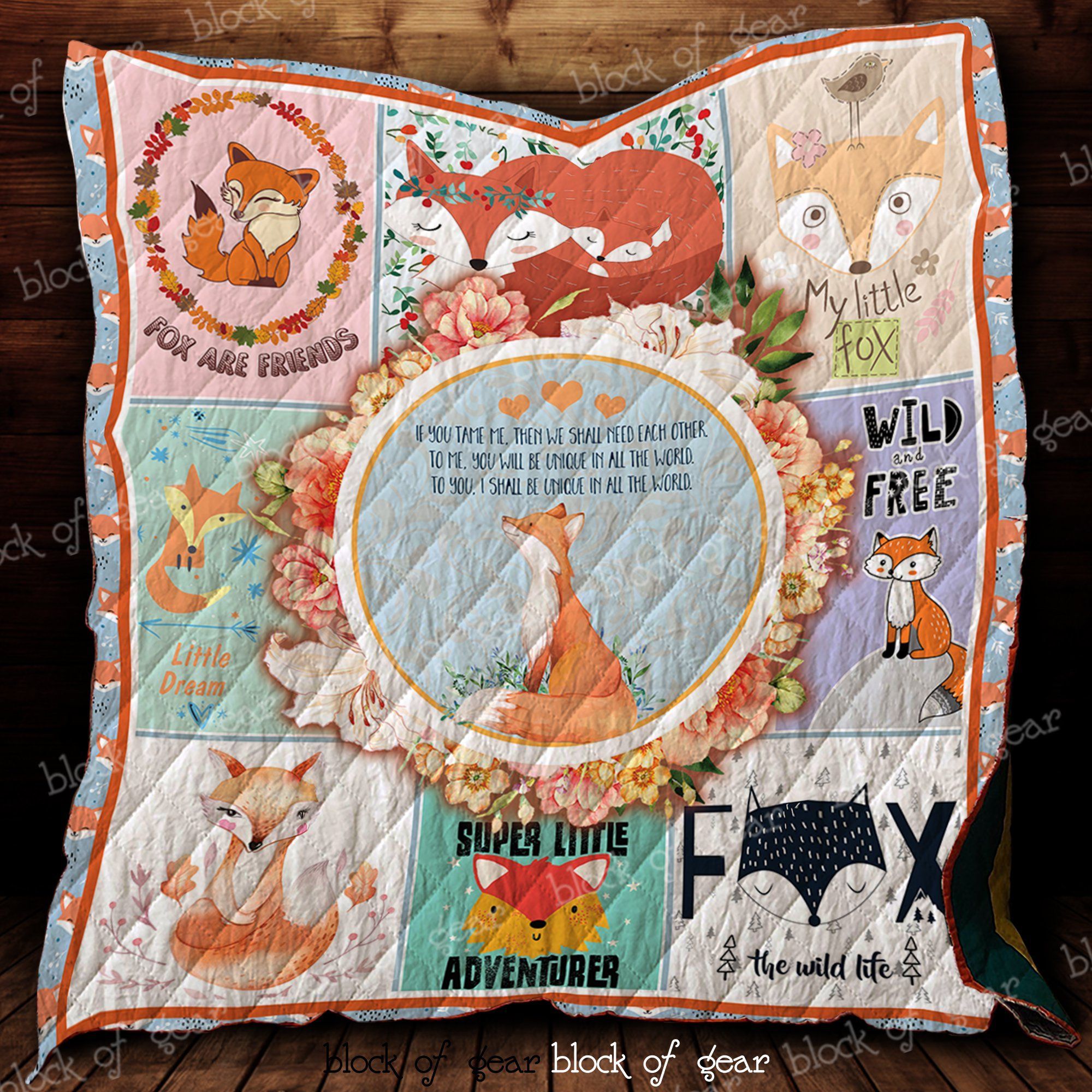 Little Fox Quilt D406 Dhc11122995Dd
