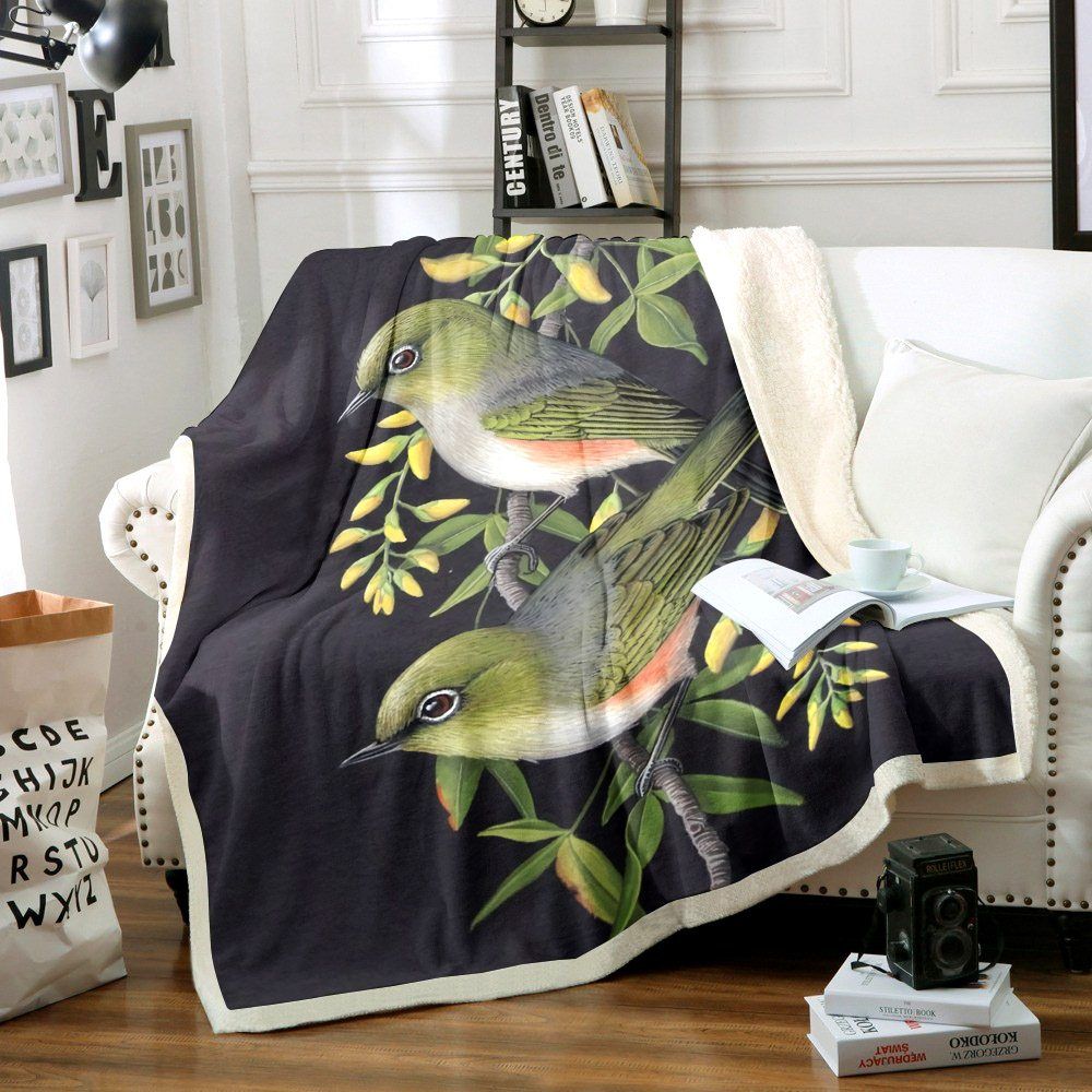 Little Yellow Bird Sherpa Fleece