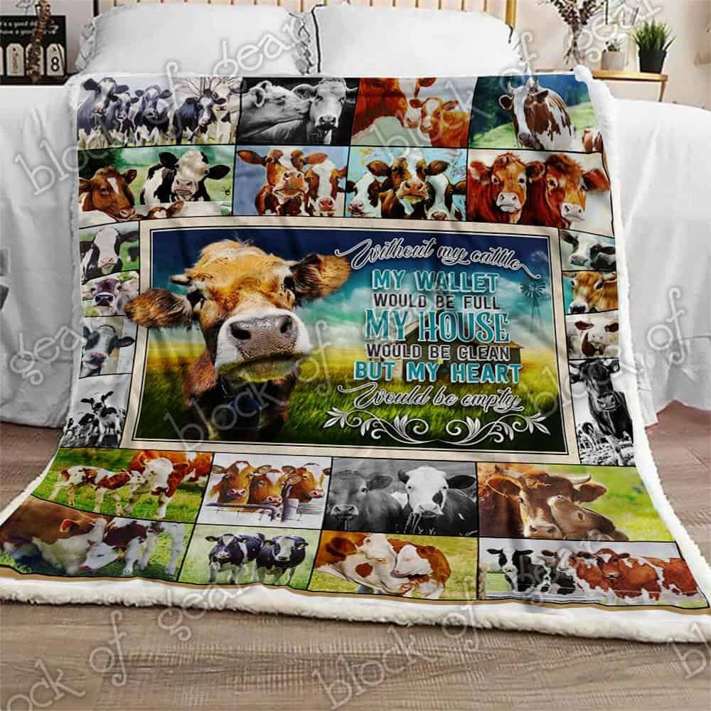 Live.Laugh.Farm Fleece Blanket