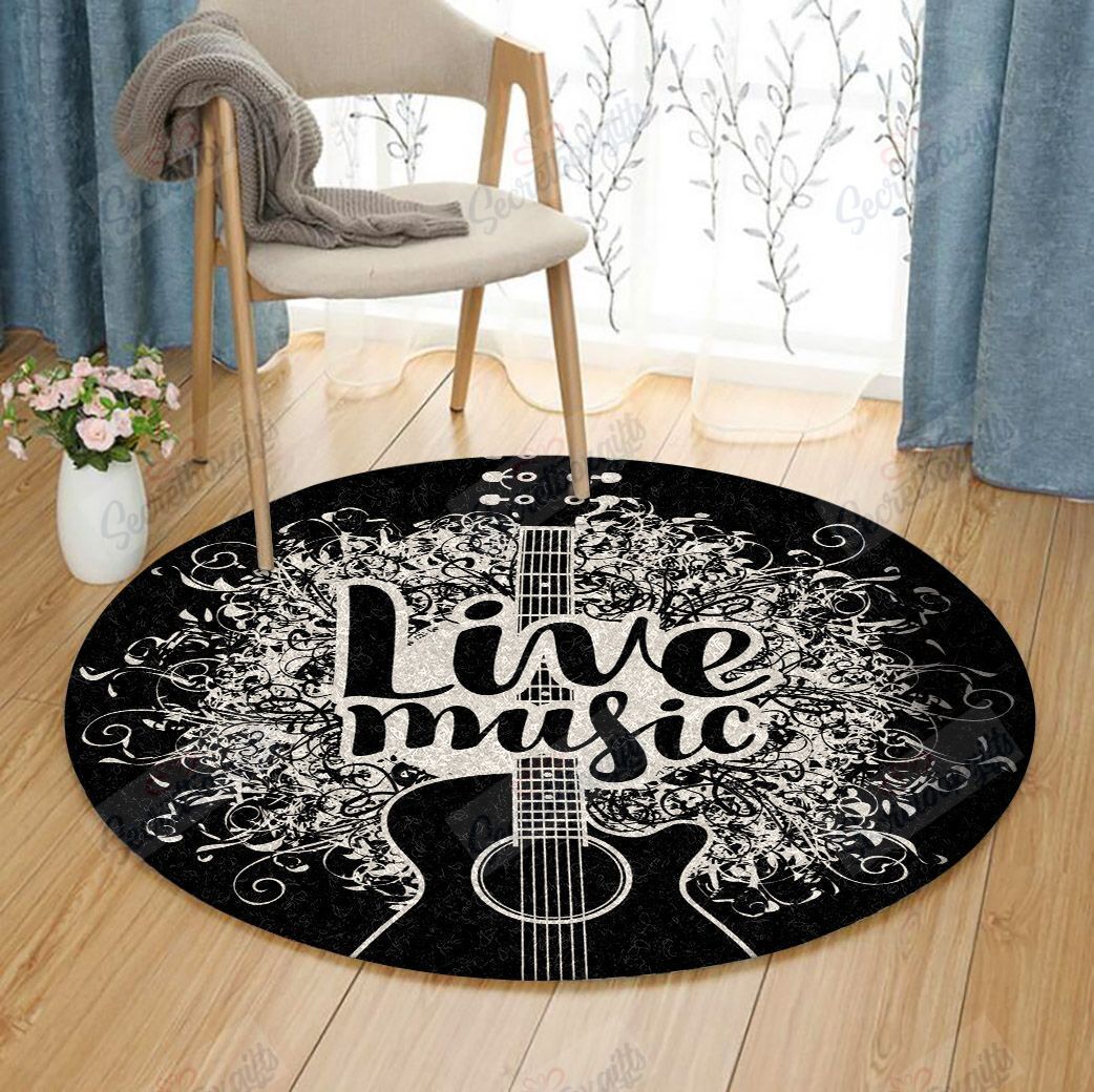 Live Music Round Carpet