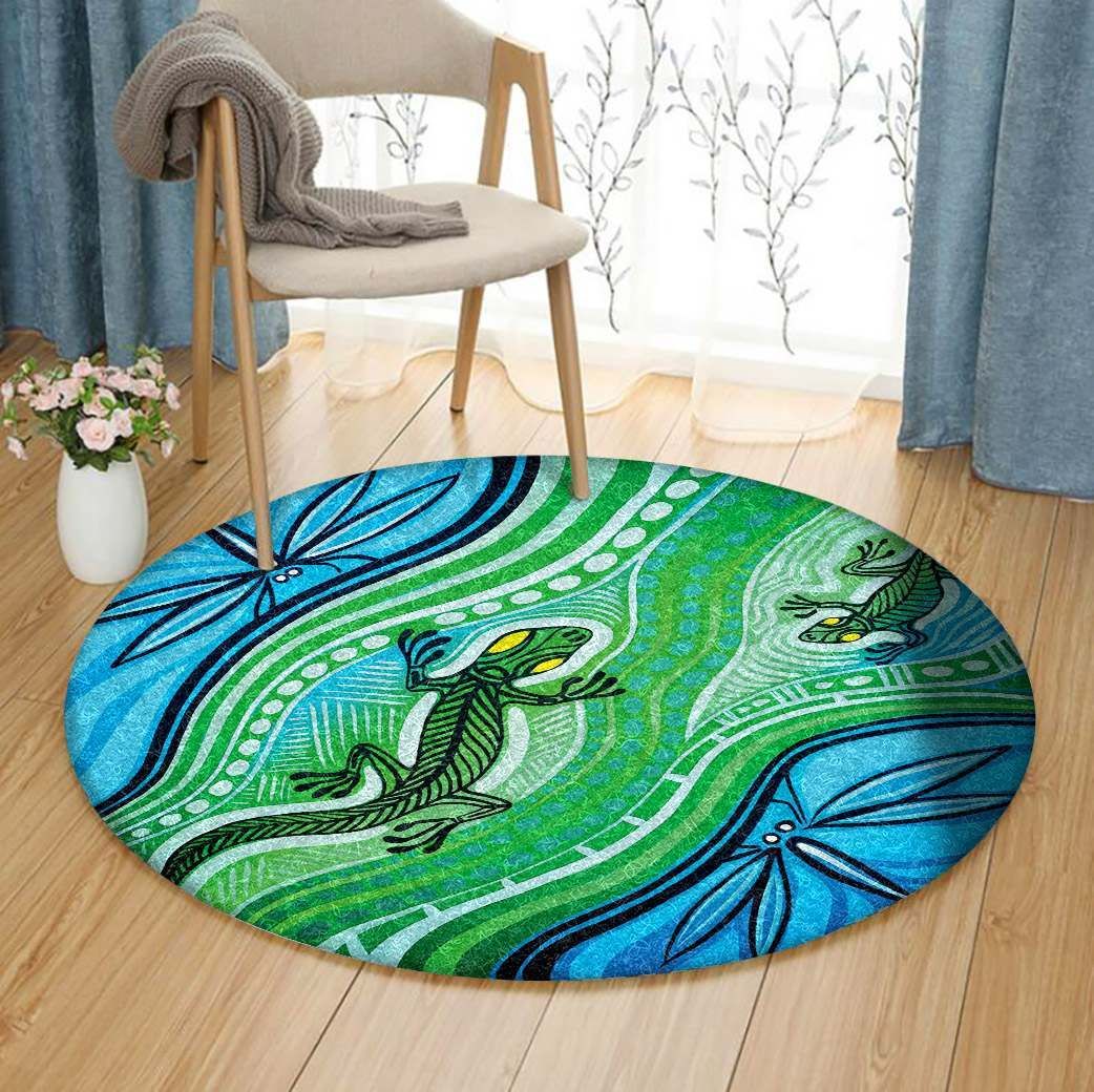 Lizard Round Carpet