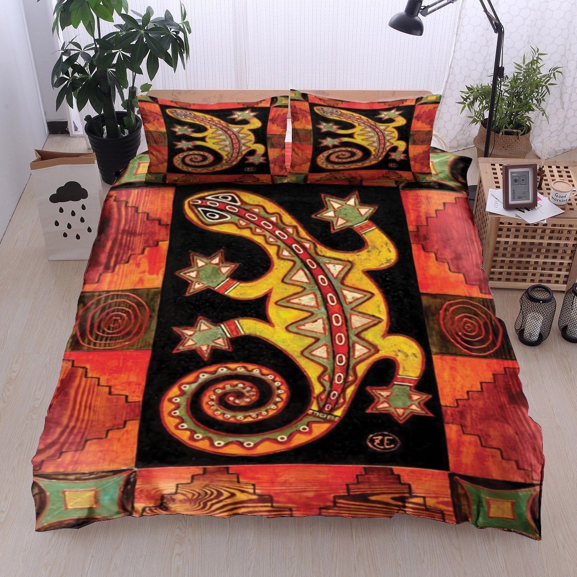 Lizard Native American Bedding Set