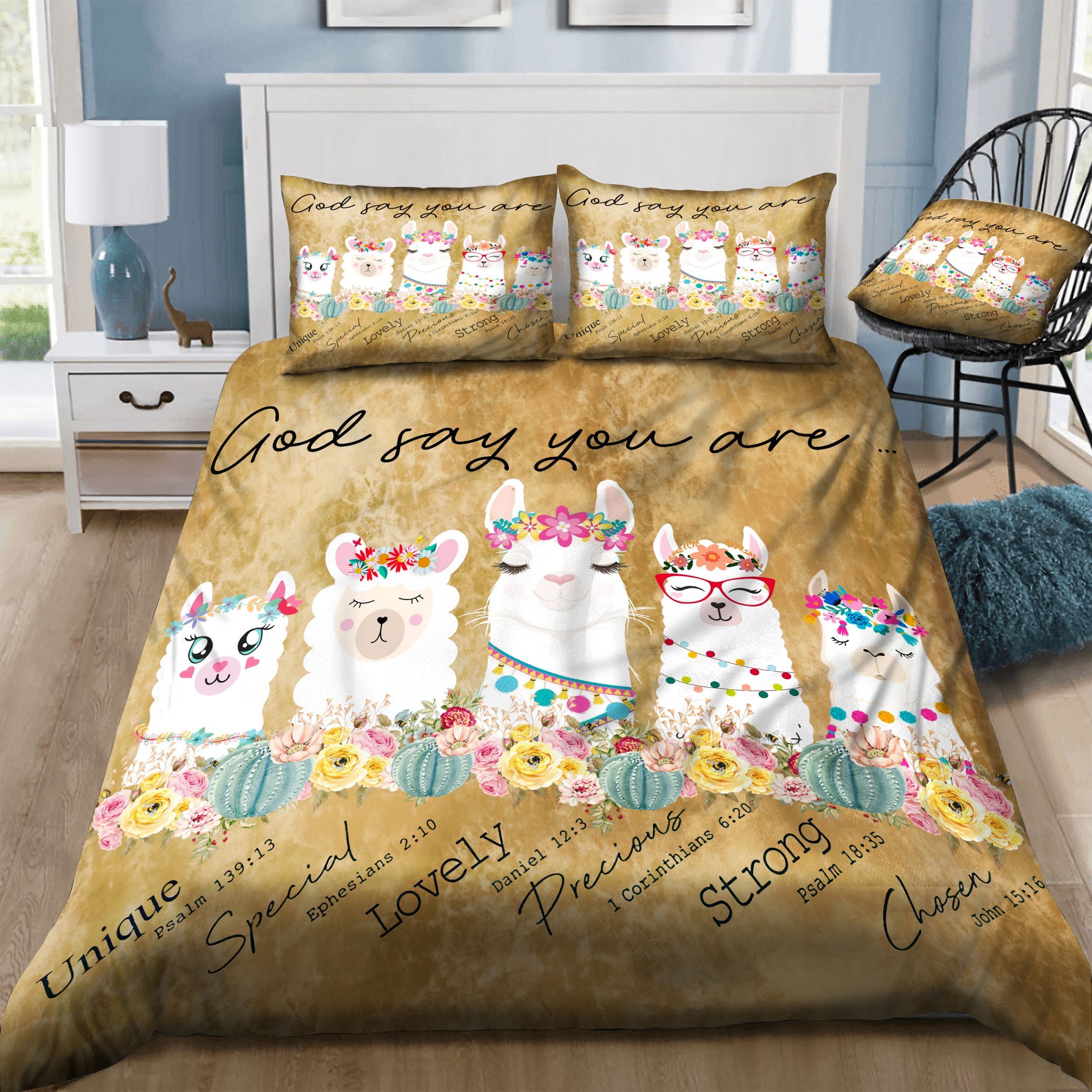 Llama Bedding Set