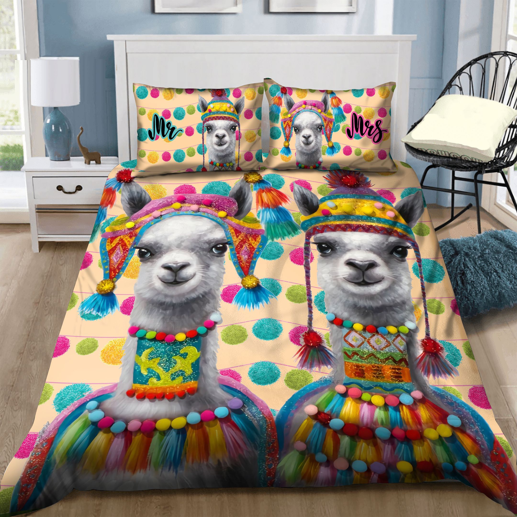 Llama Bedding Set