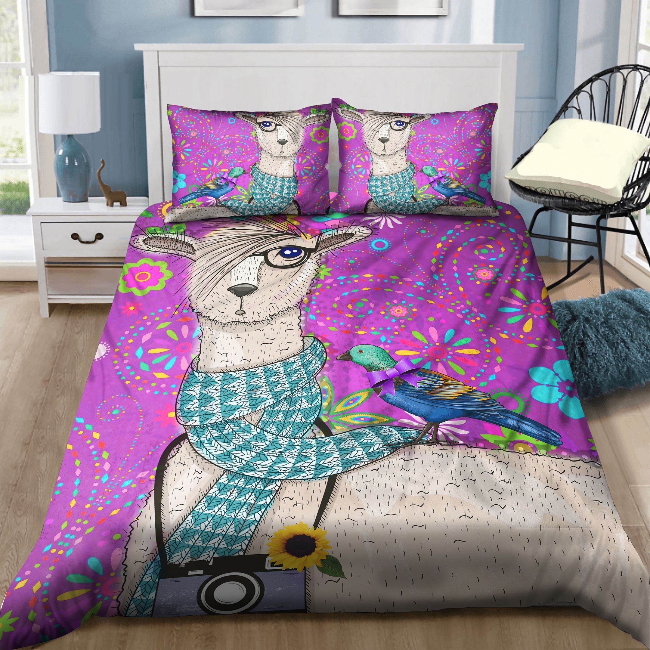 Llama Bedding Set