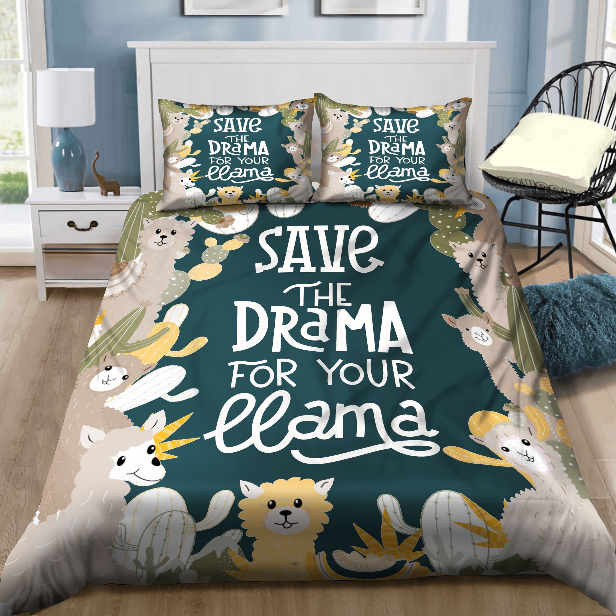 Llama Bedding Set