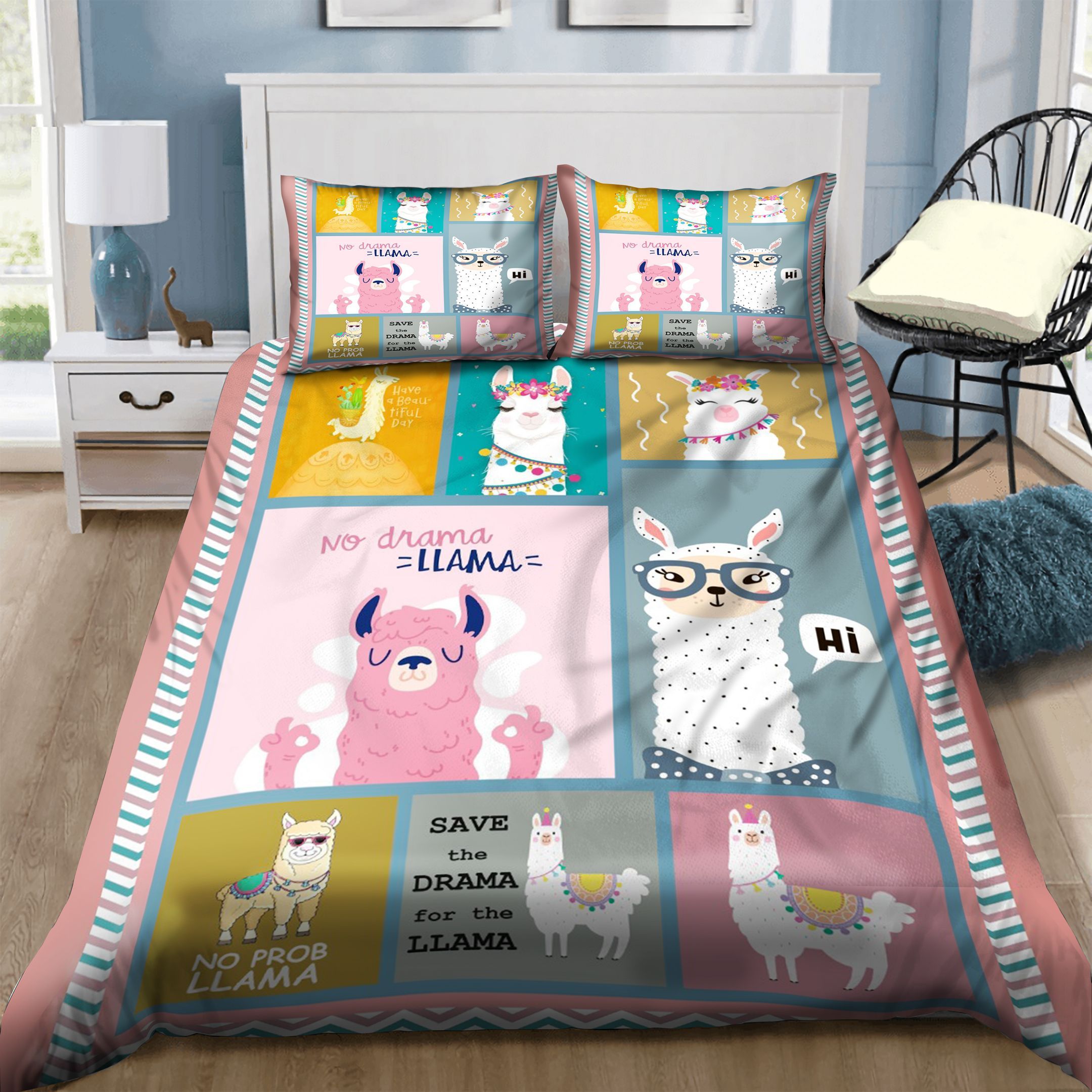 Llama Bedding Set