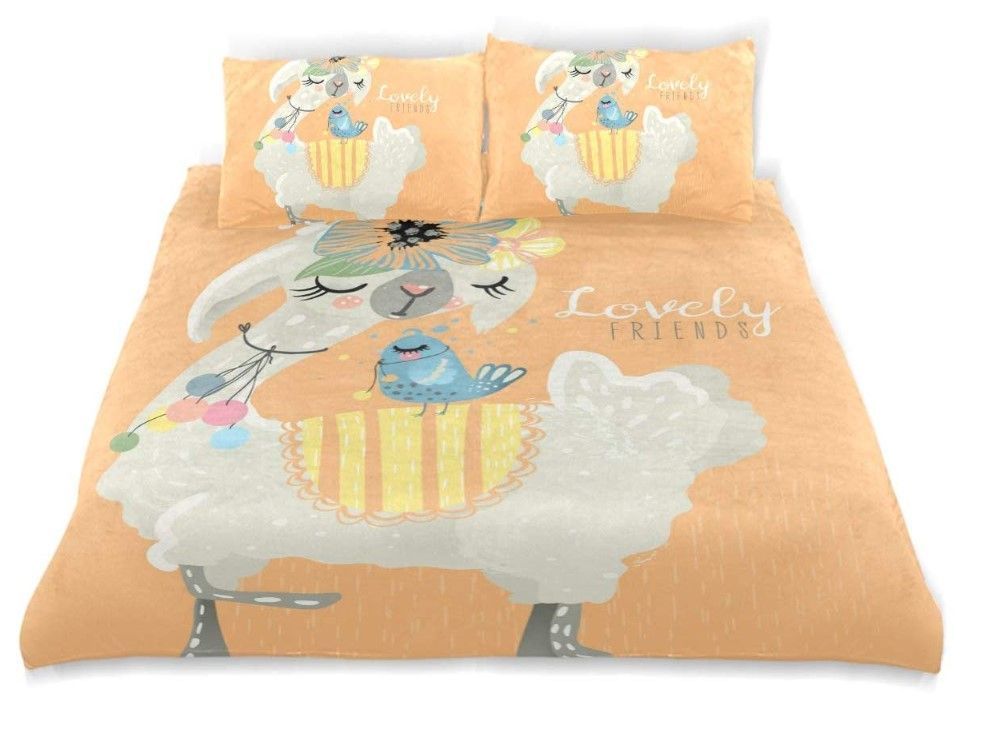 Llama Bird Bedding Set