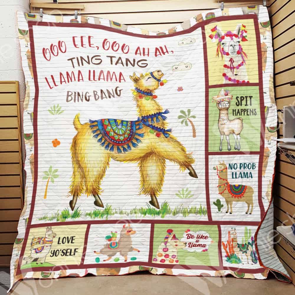 Llama Blanket LNT1512037 Quilt Blanket