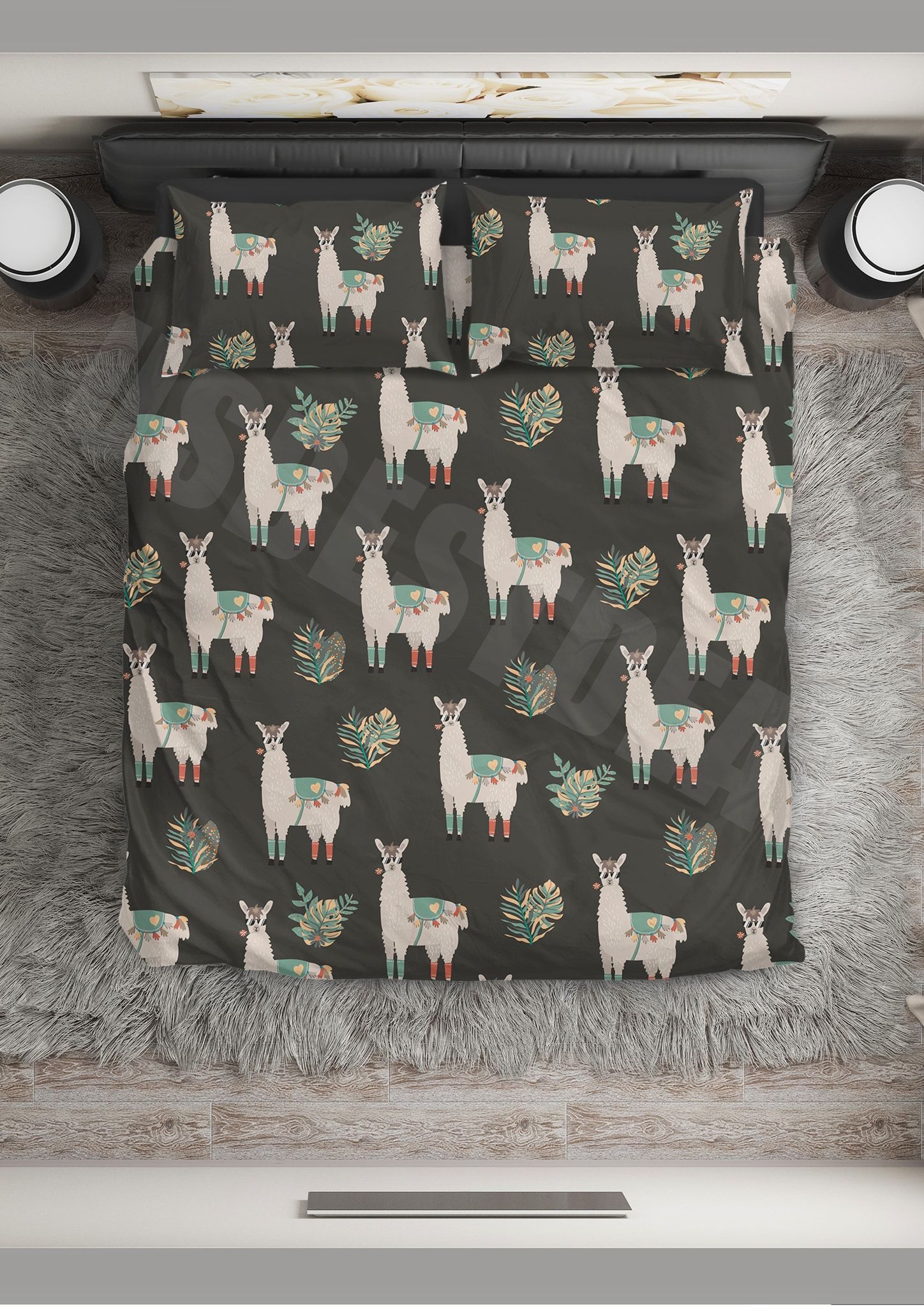Llama Bedding Set