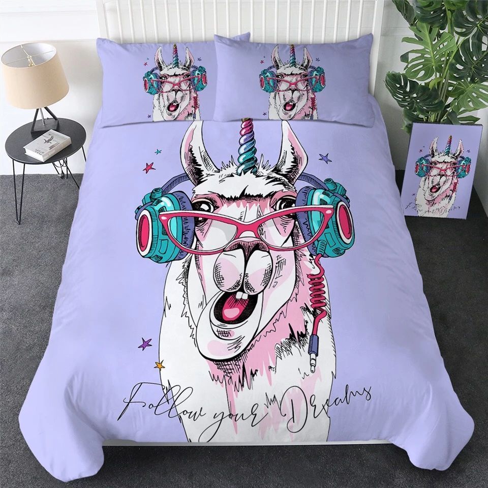 Llama Bedding Set