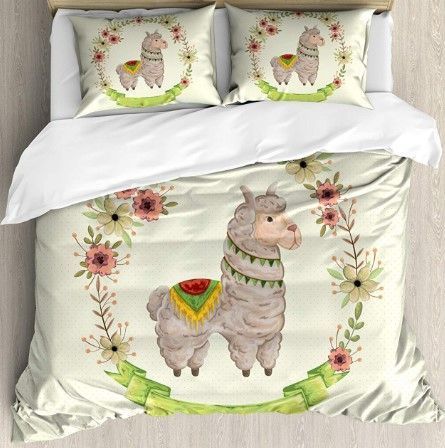 Llama Bedding Set