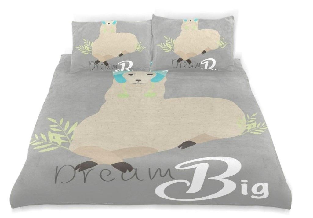 Llama Dream Big Bedding Set