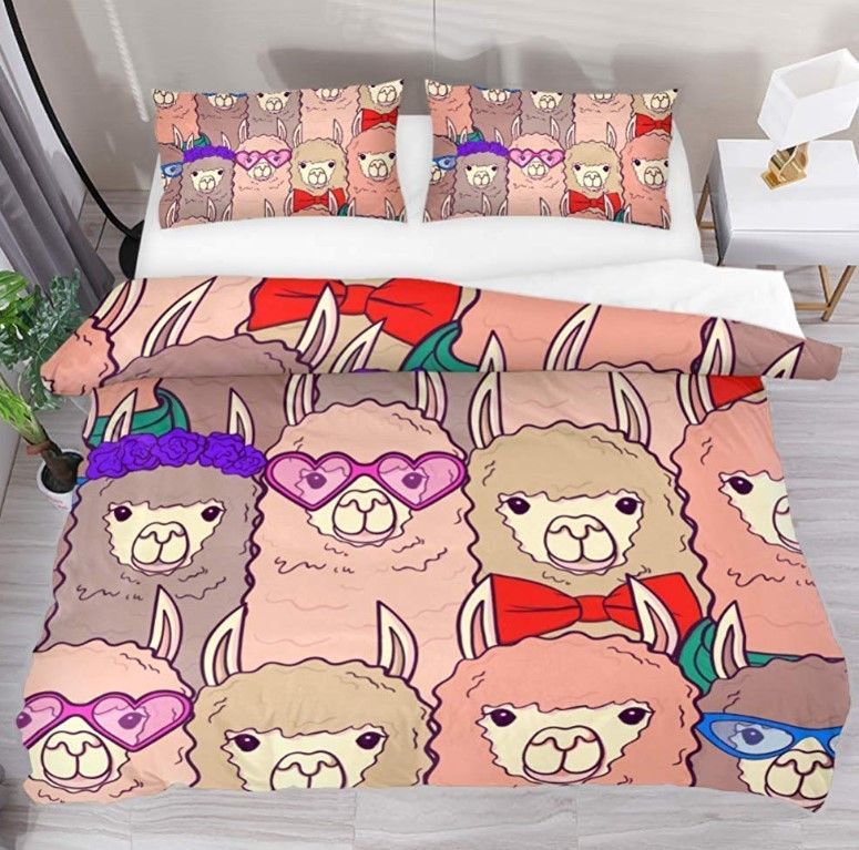 Llama Friends Bedding Set