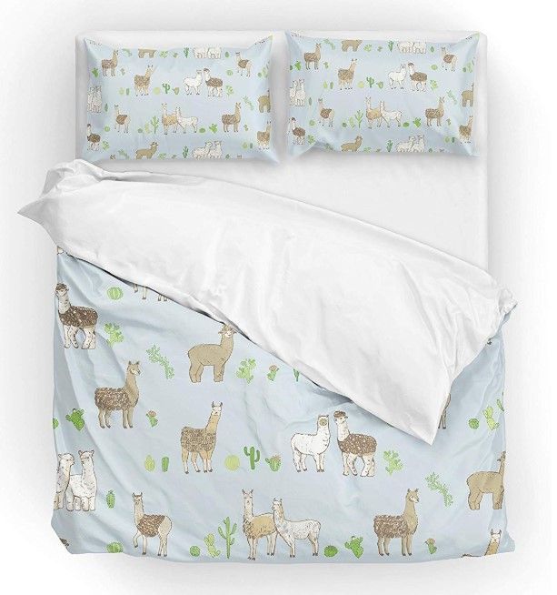 Llama Friendship Bedding Set