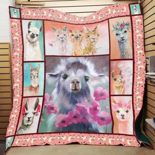 Llama Happy Llama Sad Llama Quilt Blanket DHC3112275TD