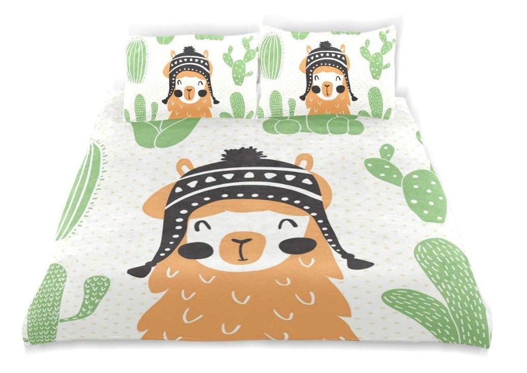 Llama Hat Bedding Set