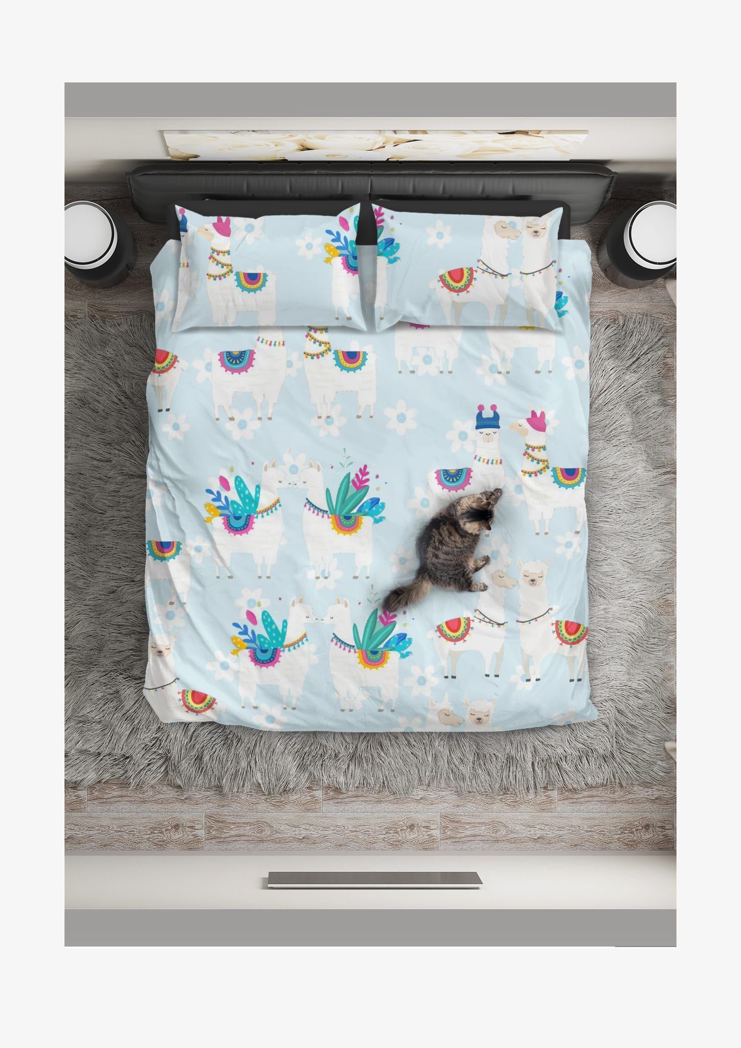 Llama Kiss Bedding Set