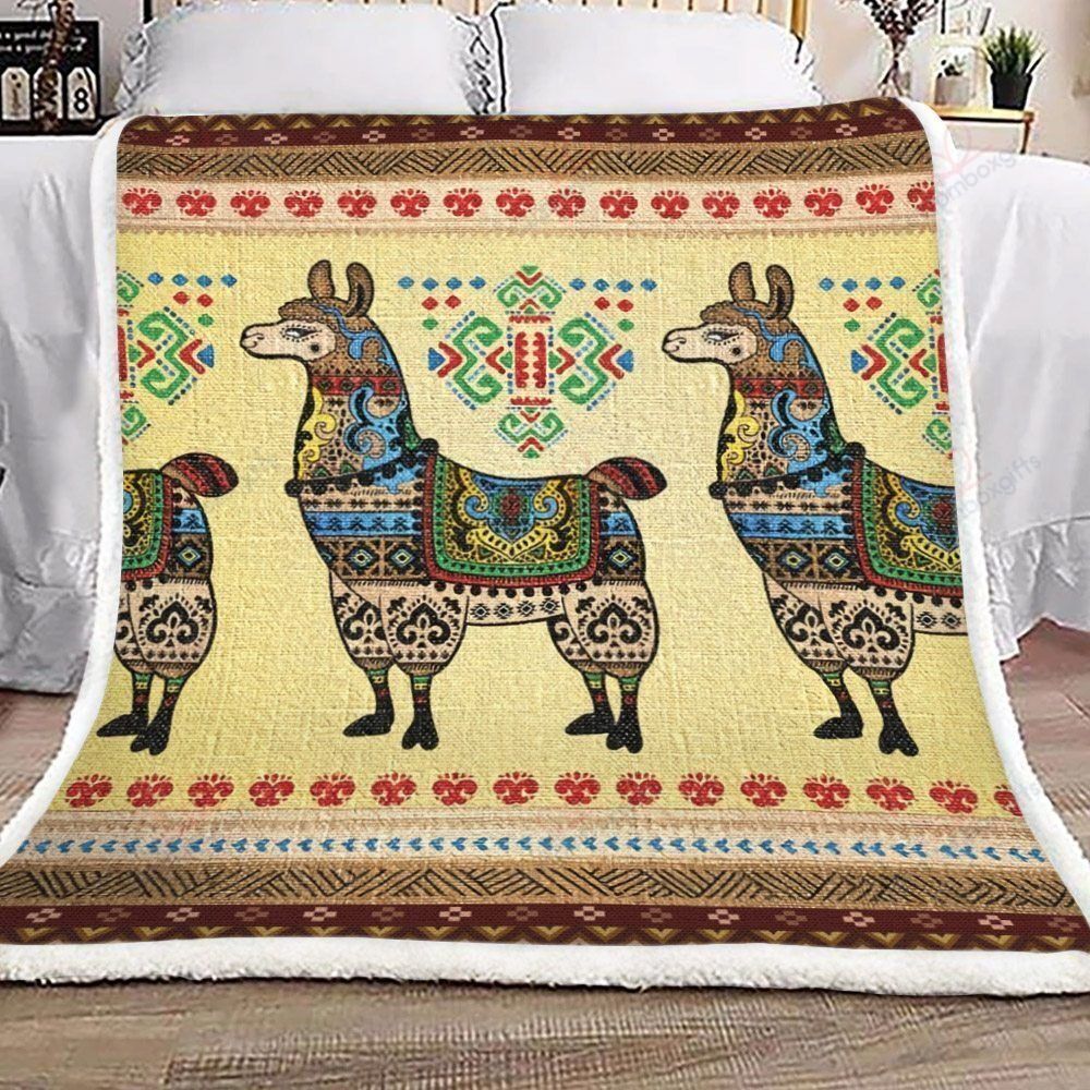 Llama Fleece Blanket