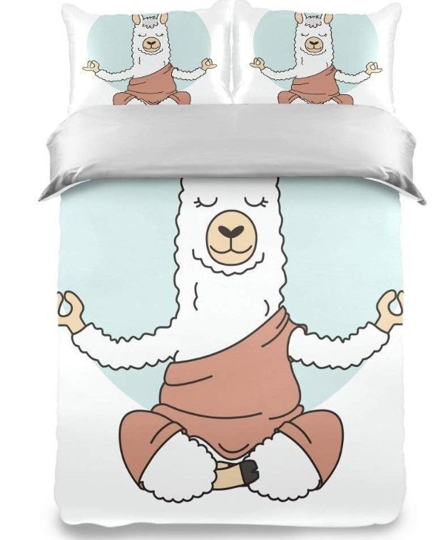 Llama Monk Bedding Set