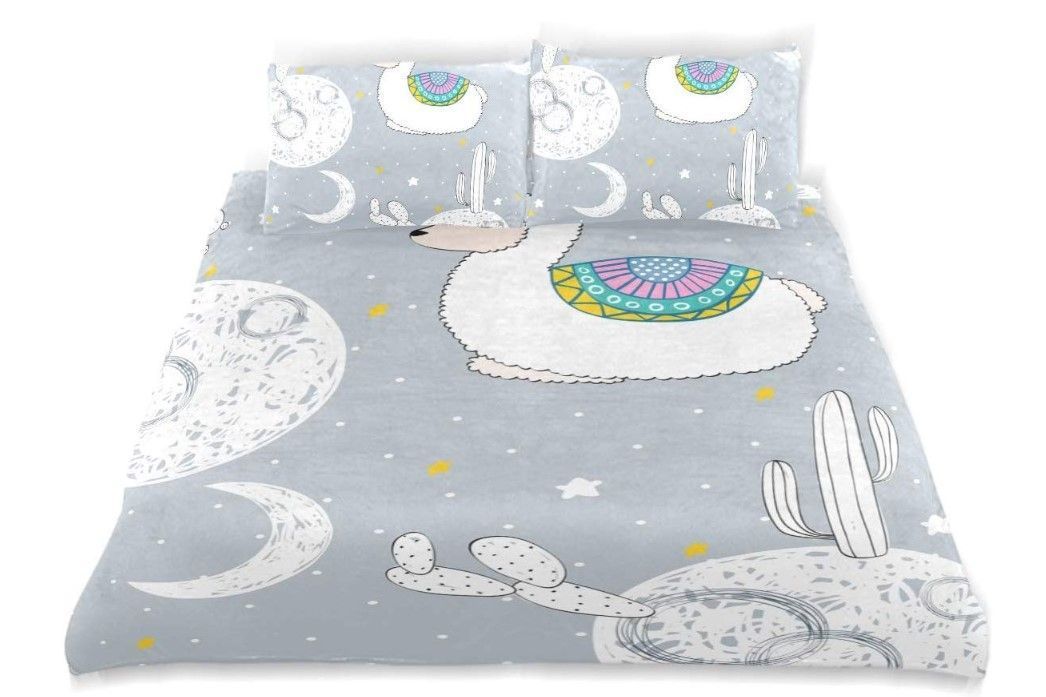 Llama Moon Bedding Set
