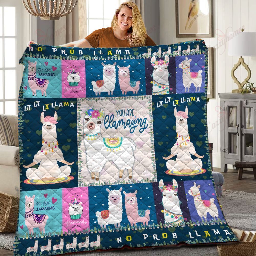 Llama NC1911450CL Quilt Blanket