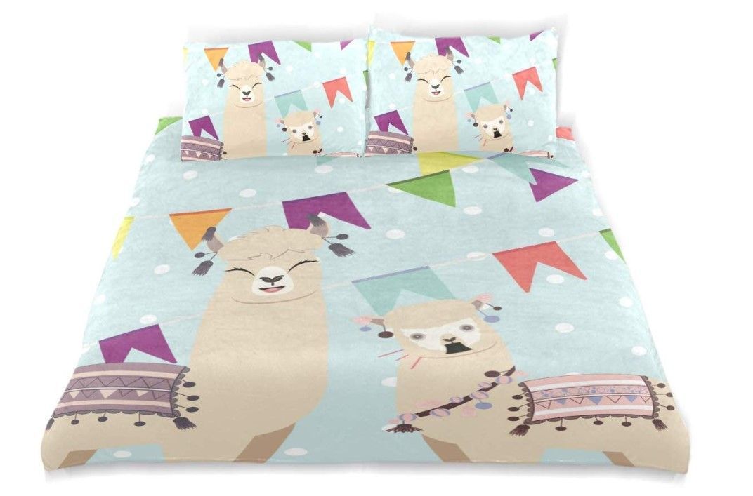 Llama Party Bedding Set