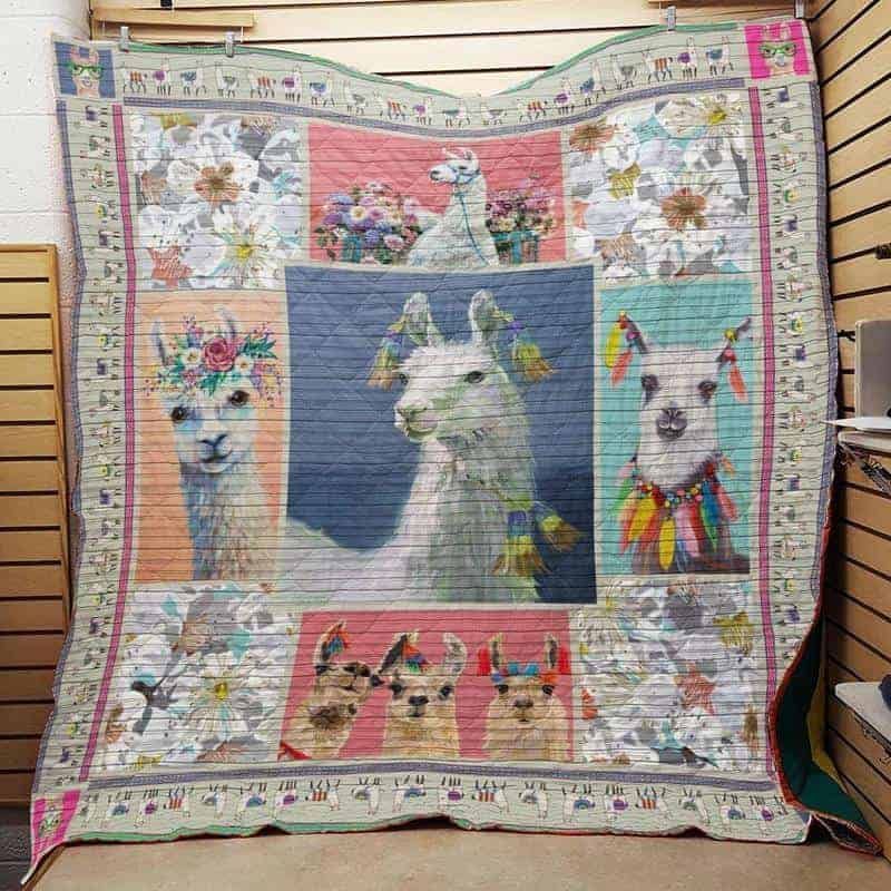 Llama Quilt Blanket ABC22104493