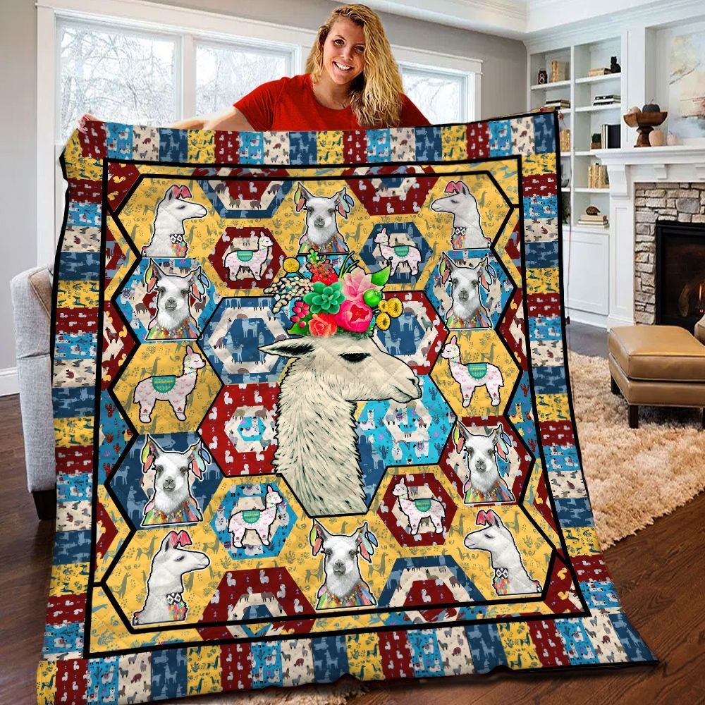 Llama Quilt Blanket BBB130514HT