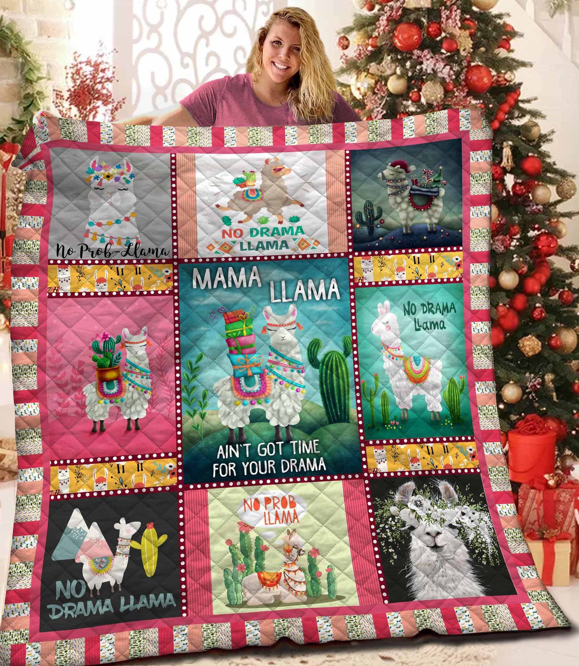 Llama Quilt Blanket BBB241004NL